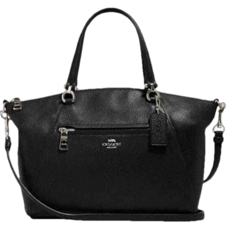 Coach Pebbled Leather Prairie Satchel/Crossbody
